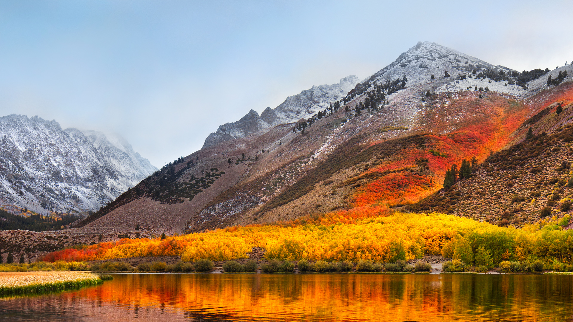 ['苹果iMac Pro 4K高山风景桌面壁纸']