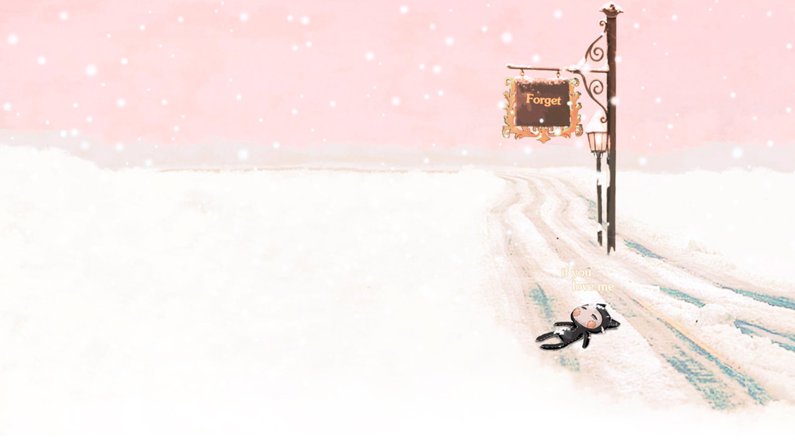 ['小左 雪路 桌面壁纸 高清风景']