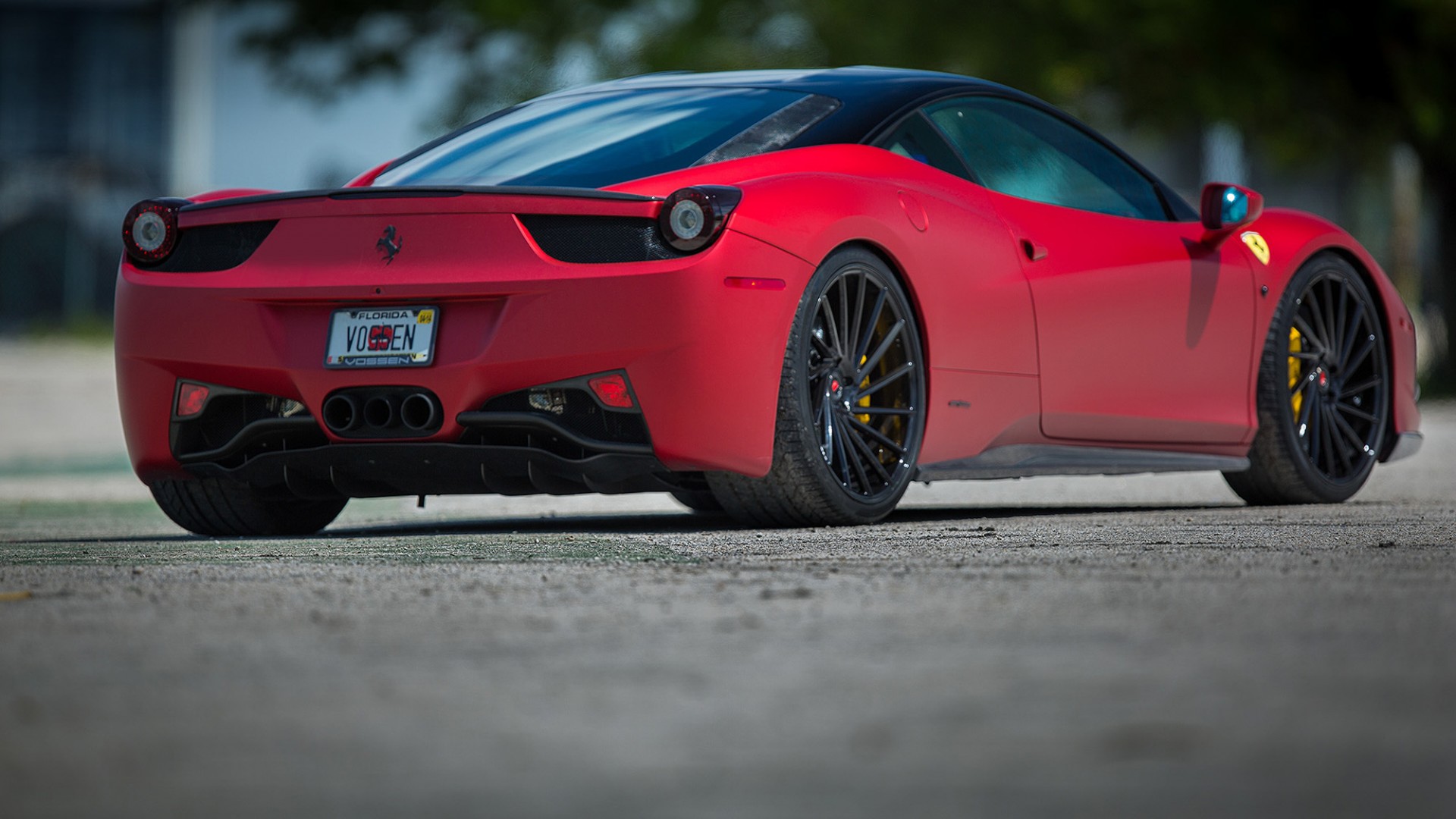 ['红色法拉利 跑车 壁纸 高清 超跑 Ferrari']