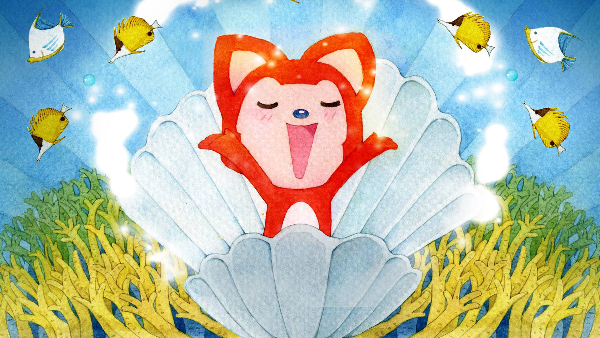['阿狸 高清 壁纸 璀璨的珍珠 桌面手机']