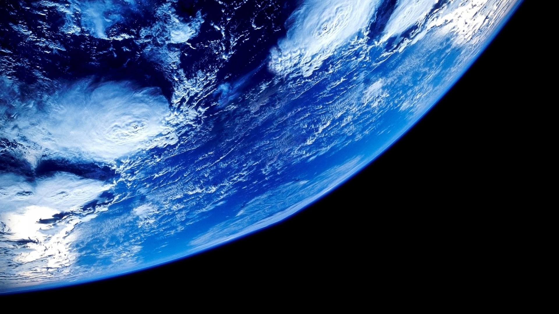 ['蓝色 海洋 行星 空间 地球 高清电脑壁纸']