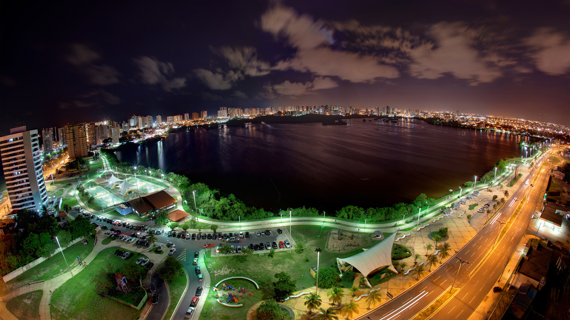 ['圣路易斯生态公园 泻湖 风景壁纸 高清 4K']