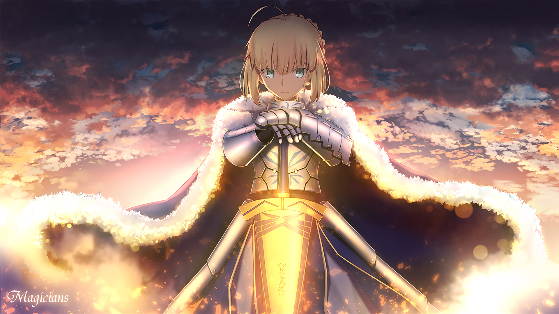 ['吾王saber 4K高清动漫壁纸 电脑桌面手机动态壁纸']