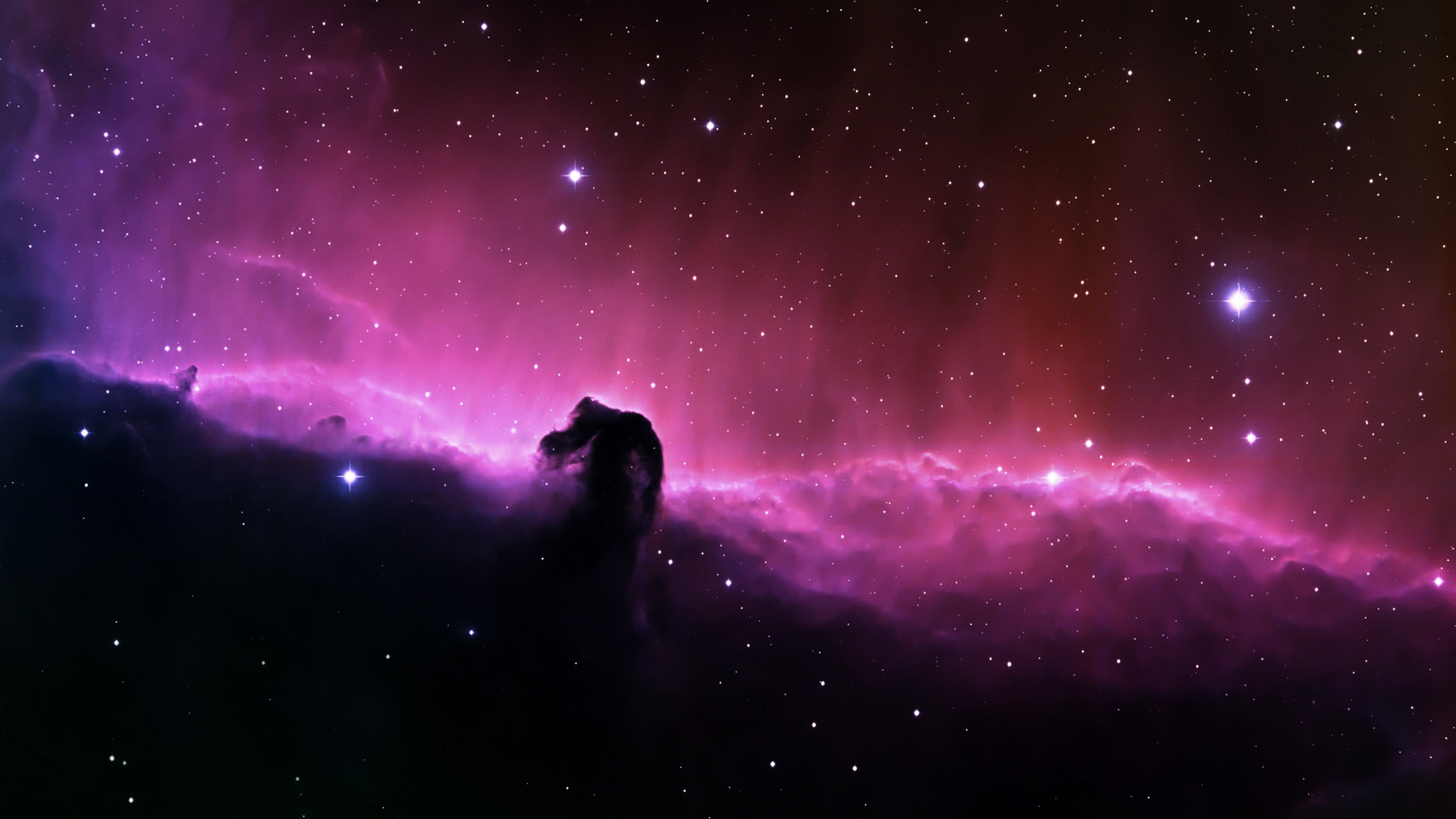 ['高清马头星云壁纸 猎户座 韦布望远镜拍摄 宇宙天文摄影图片']