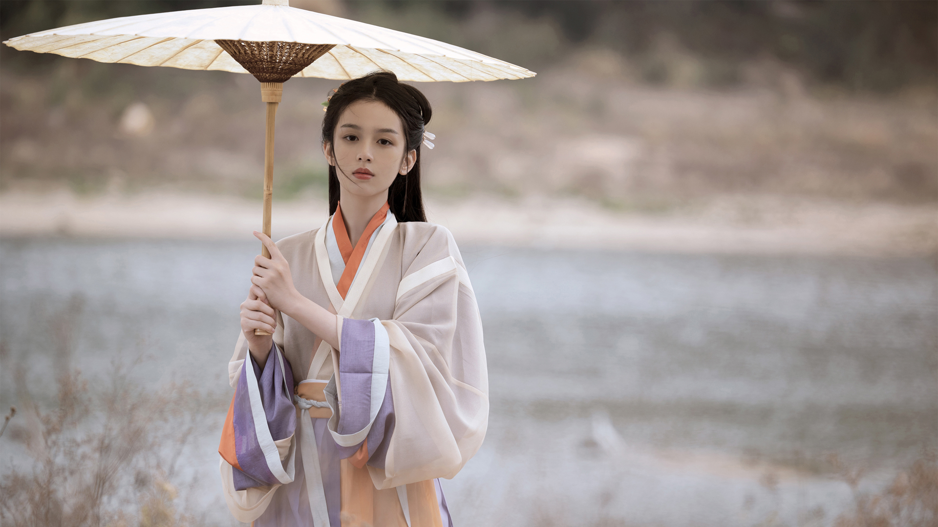 ['周也 古装 唯美 美女壁纸']