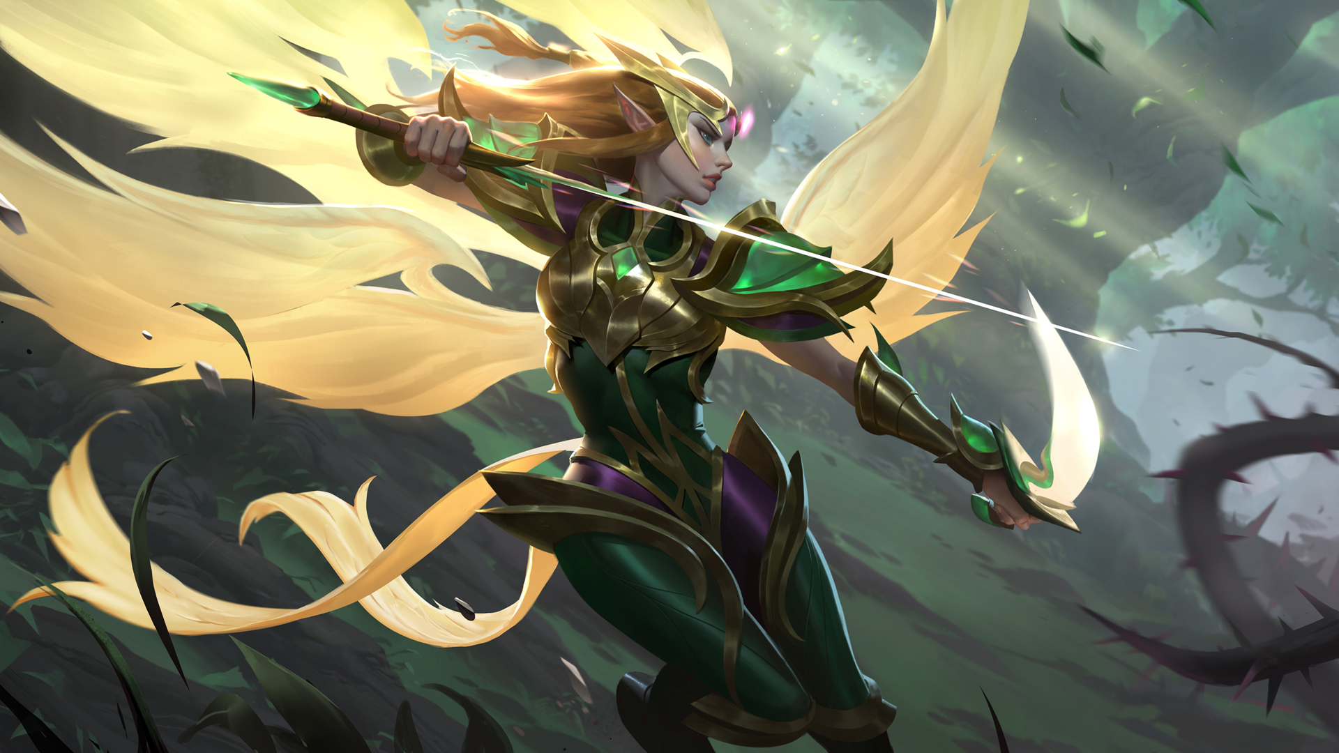 ['LOL 英雄联盟 正义天使 凯尔 4K高清原画壁纸']