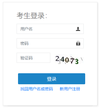 山东人事考试信息网网页截图