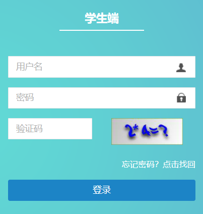 武汉中招综合管理平台学生端网页截图