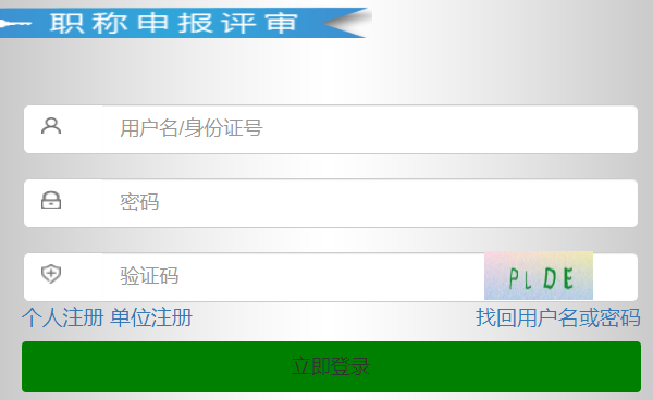 山东人事人才互联网服务系统网页截图