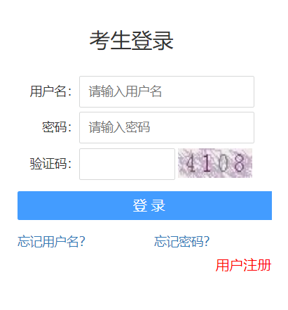 全国人事考试服务平台网页截图