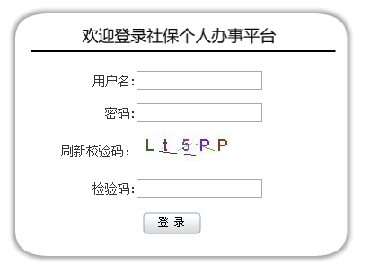 上海社保查询个人账户查询系统网页截图